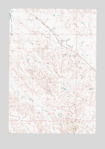Horse Creek, MT USGS Topographic Map