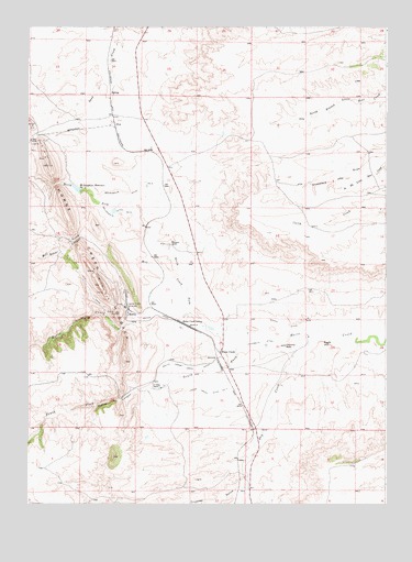 Horse Creek, WY USGS Topographic Map