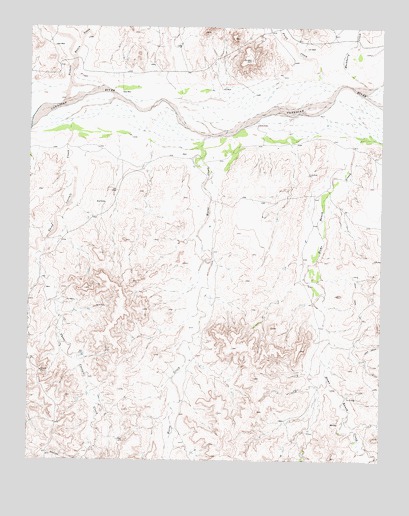 Horse Creek North, TX USGS Topographic Map