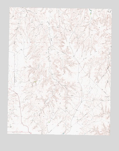 Horse Creek South, TX USGS Topographic Map