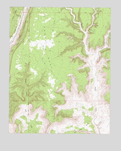 Horse Flat, UT USGS Topographic Map