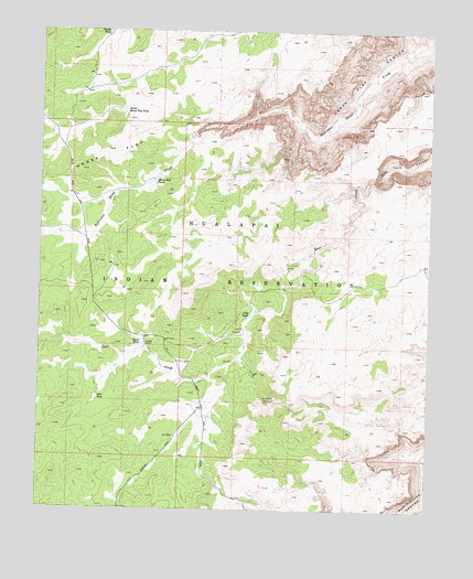 Horse Flat, AZ USGS Topographic Map