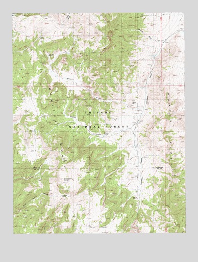 Horse Heaven Mountain, NV USGS Topographic Map