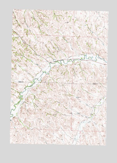 Horse Hill, WY USGS Topographic Map