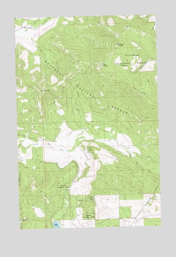 Horse Hill, MT USGS Topographic Map