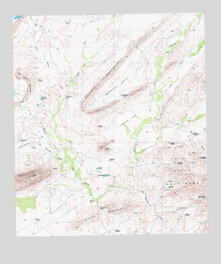 Horse Mountain, TX USGS Topographic Map