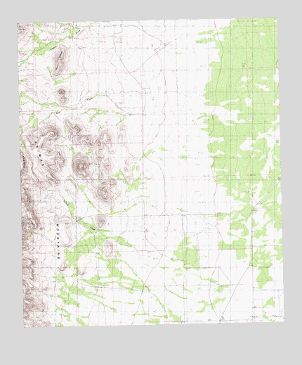 Horse Mountain, NM USGS Topographic Map