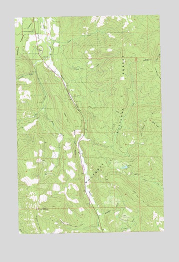 Horse Mountain, MT USGS Topographic Map