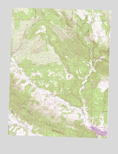 Horse Mountain, CO USGS Topographic Map