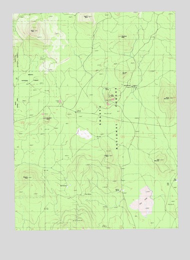 Horse Peak, CA USGS Topographic Map