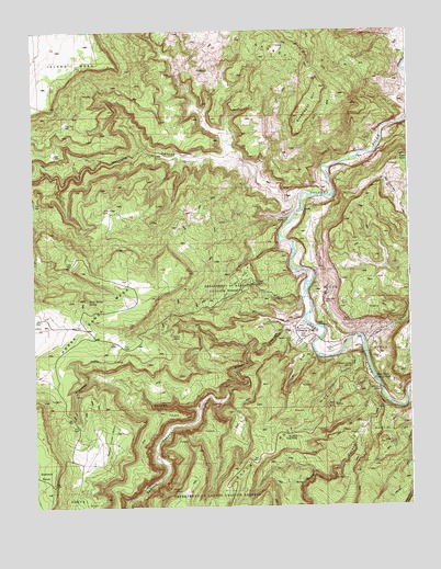 Horse Range Mesa, CO USGS Topographic Map
