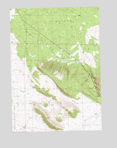 Horse Ridge, OR USGS Topographic Map