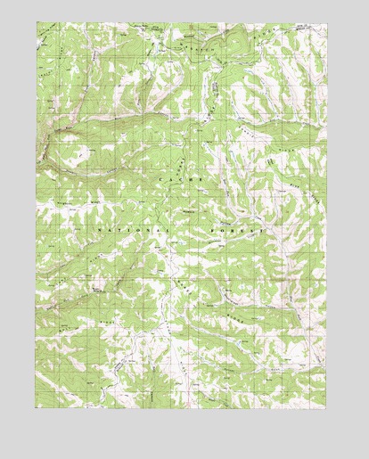 Horse Ridge, UT USGS Topographic Map
