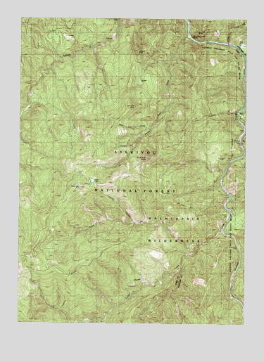 Horse Sign Butte, OR USGS Topographic Map