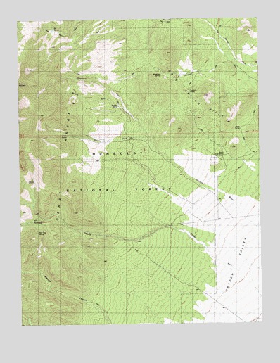 Horse Spring Hills, NV USGS Topographic Map