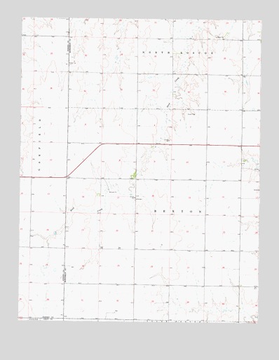 Horse Thief Canyon SW, KS USGS Topographic Map