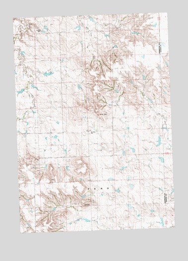 Horse Tooth, SD USGS Topographic Map