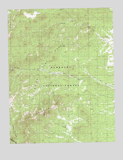 Horse Track Spring, NV USGS Topographic Map