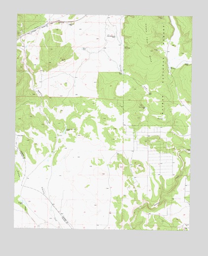 Horse Trap Mesa, AZ USGS Topographic Map