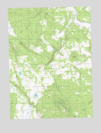 Horsefly Mountain, OR USGS Topographic Map