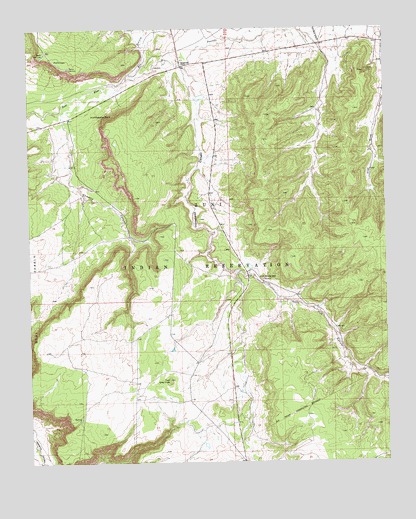 Horsehead Canyon, NM USGS Topographic Map