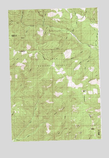 Horsehead Peak, MT USGS Topographic Map
