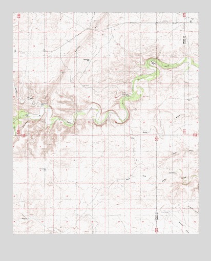Horseshoe Bend, NM USGS Topographic Map