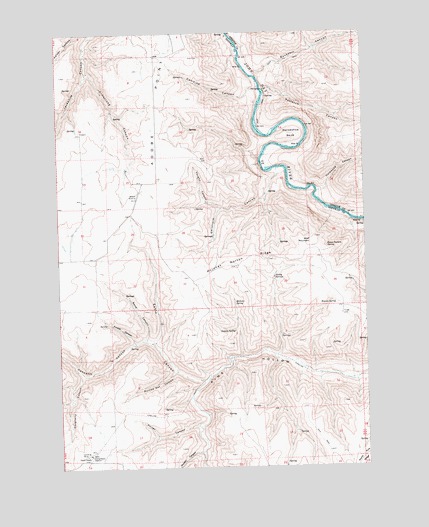 Horseshoe Bend, OR USGS Topographic Map