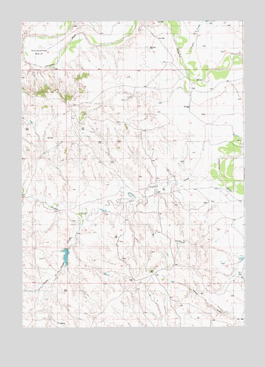 Horseshoe Bend, WY USGS Topographic Map