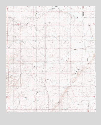 Horseshoe Bend NW, NM USGS Topographic Map