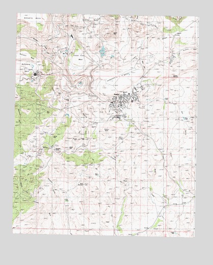 Bagdad, AZ USGS Topographic Map