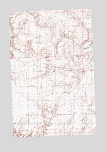 Horseshoe Lake, MT USGS Topographic Map