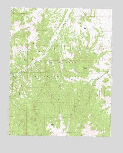 Horseshoe Mountain, CO USGS Topographic Map