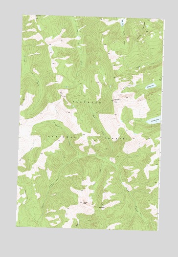 Horseshoe Peak, MT USGS Topographic Map