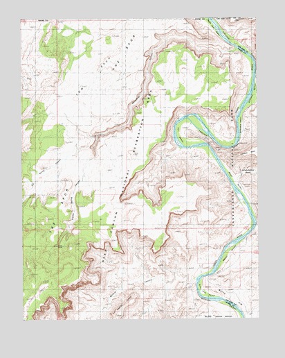 Horsethief Canyon, UT USGS Topographic Map