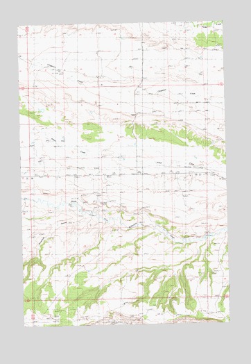 Horsethief Coulee East, MT USGS Topographic Map