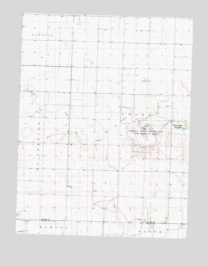 Horsethief Draw NE, KS USGS Topographic Map