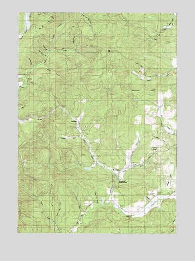 Horton, OR USGS Topographic Map