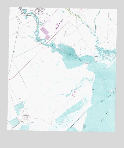 Hoskins Mound, TX USGS Topographic Map
