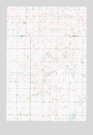 Hosmer SE, SD USGS Topographic Map