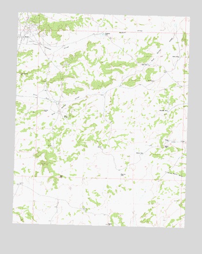 Hospah, NM USGS Topographic Map
