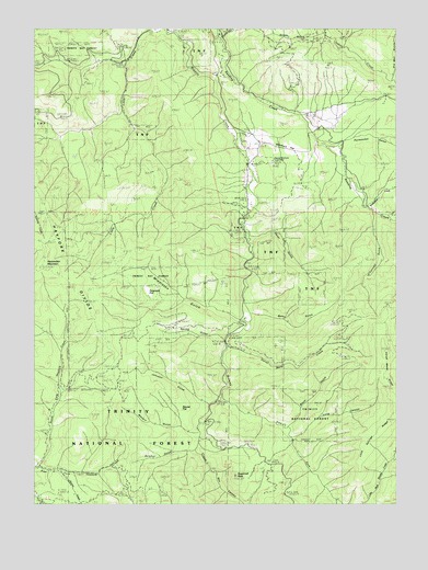 Hoosimbim Mountain, CA USGS Topographic Map