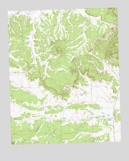 Hosta Butte, NM USGS Topographic Map