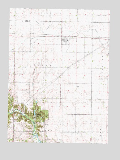 Bagley, IA USGS Topographic Map