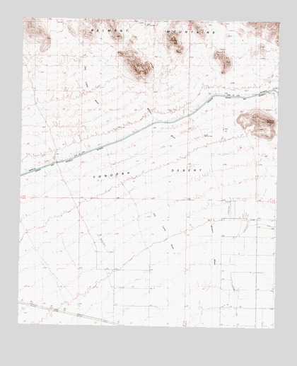 Hot Rock Mountain, AZ USGS Topographic Map