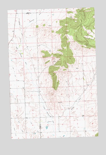 Hot Springs NE, MT USGS Topographic Map