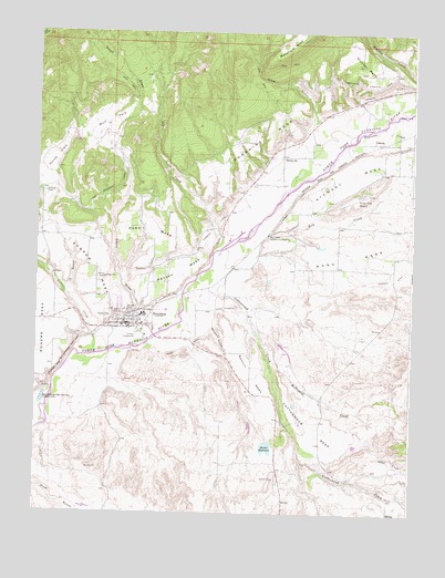Hotchkiss, CO USGS Topographic Map