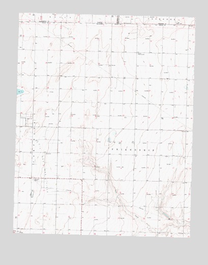 Hough NE, OK USGS Topographic Map