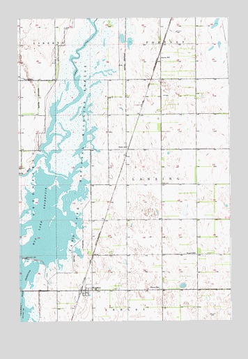 Houghton, SD USGS Topographic Map
