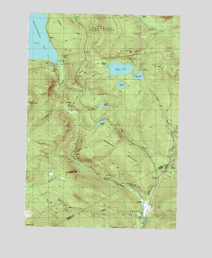 Houghton, ME USGS Topographic Map